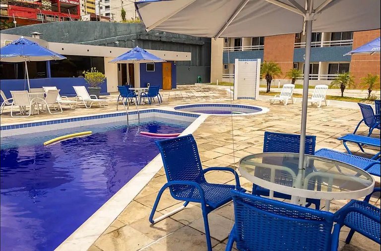 Flat para 8 Pessoas no Terrazzo Praia Flat Natal