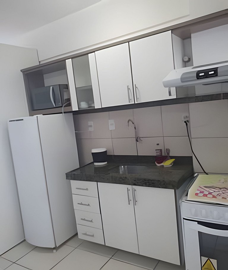 506 FLAT Terrazzo em ponta negra