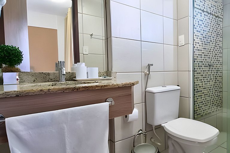 506 FLAT Terrazzo em ponta negra