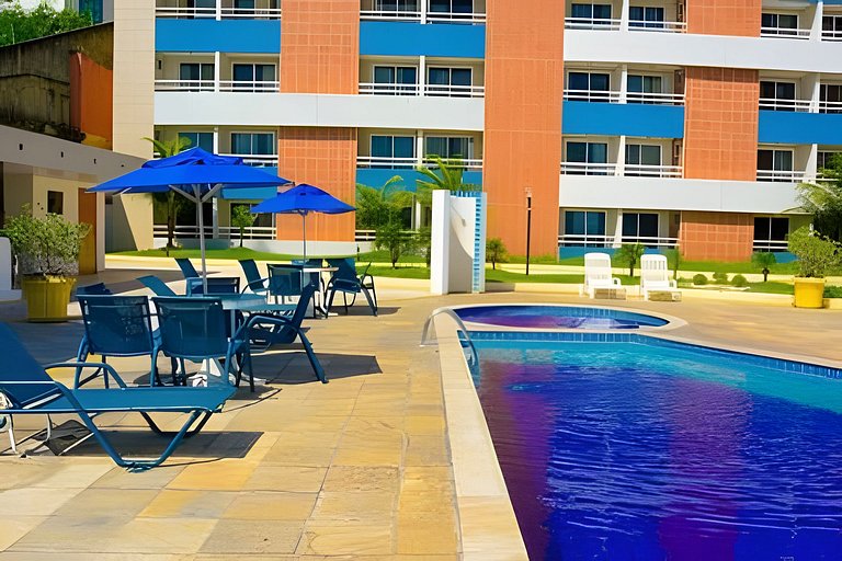 506 FLAT Terrazzo em ponta negra