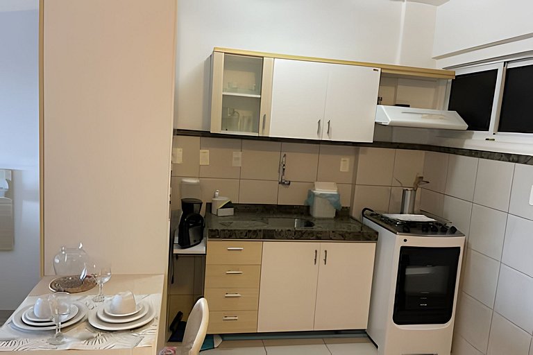 414 FLAT terrazzo em ponta negra