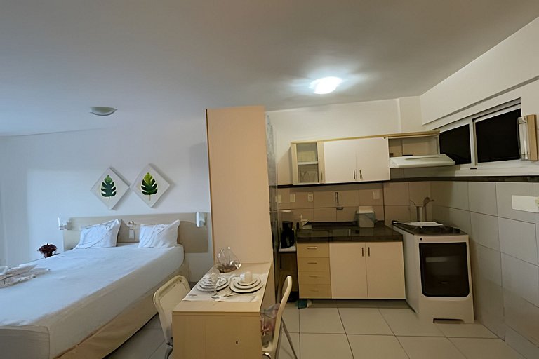 414 FLAT terrazzo em ponta negra