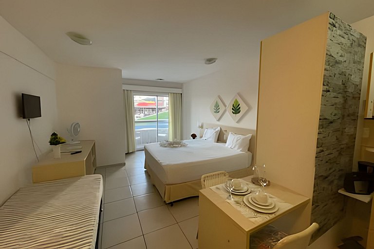 414 FLAT terrazzo em ponta negra