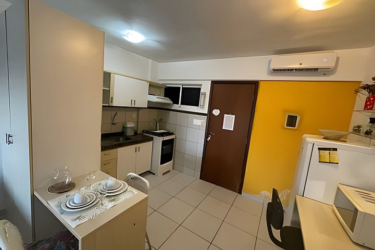 414 FLAT terrazzo em ponta negra