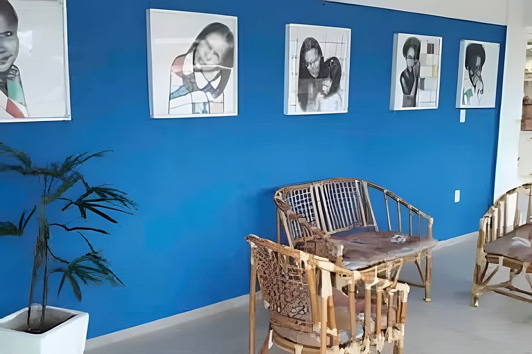 414 FLAT terrazzo em ponta negra