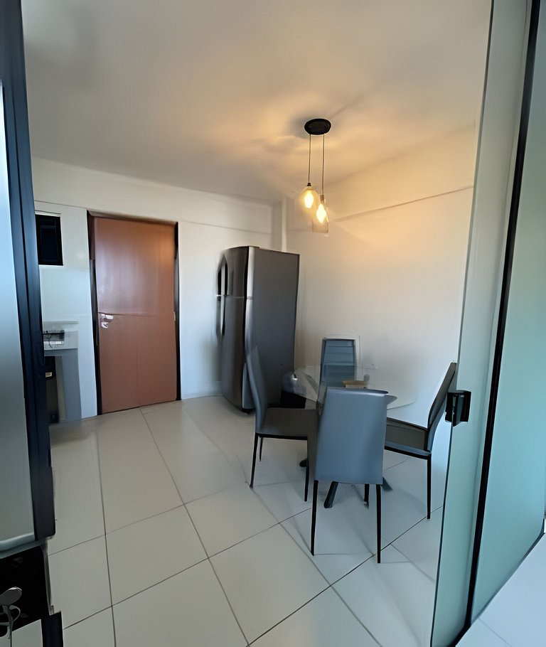 106 Flat Terrazzo em ponta negra