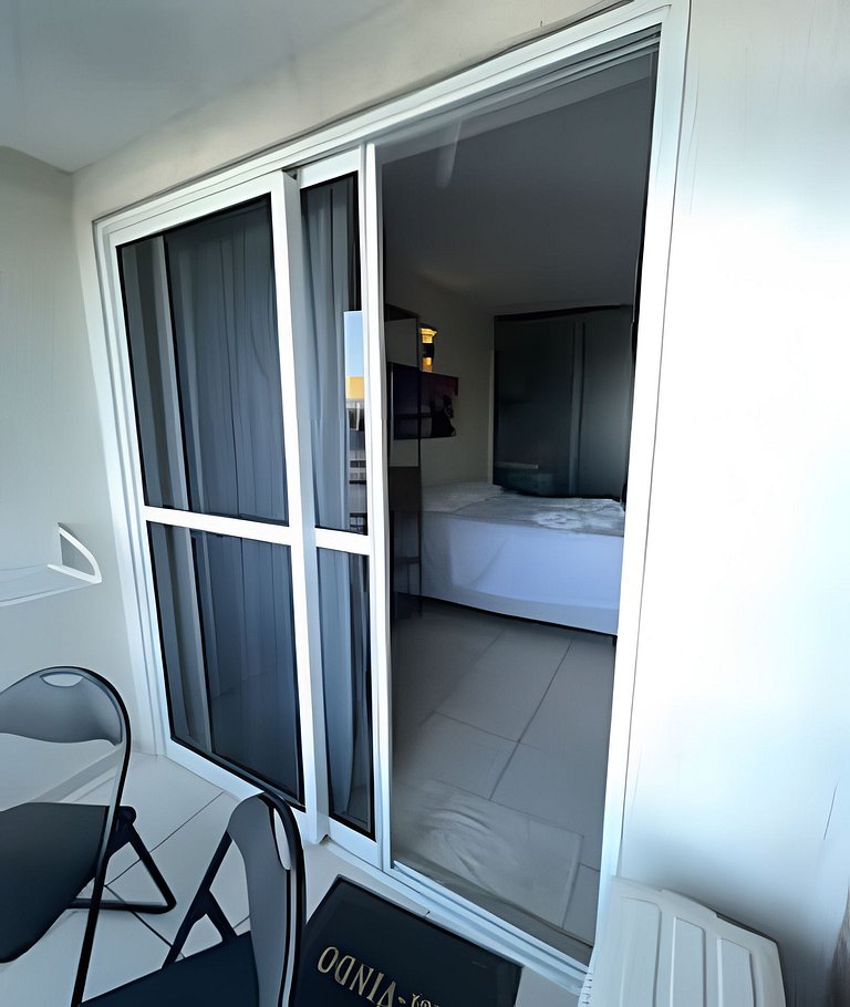 106 Flat Terrazzo em ponta negra