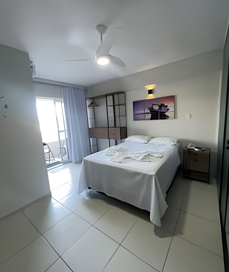 106 Flat Terrazzo em ponta negra