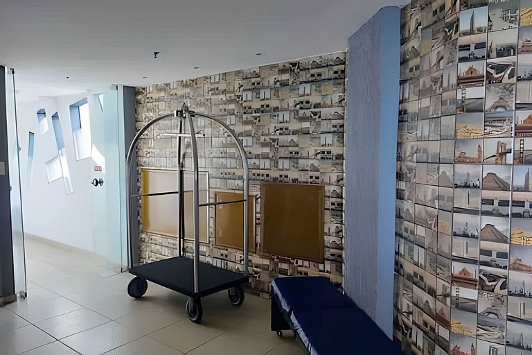 106 Flat Terrazzo em ponta negra