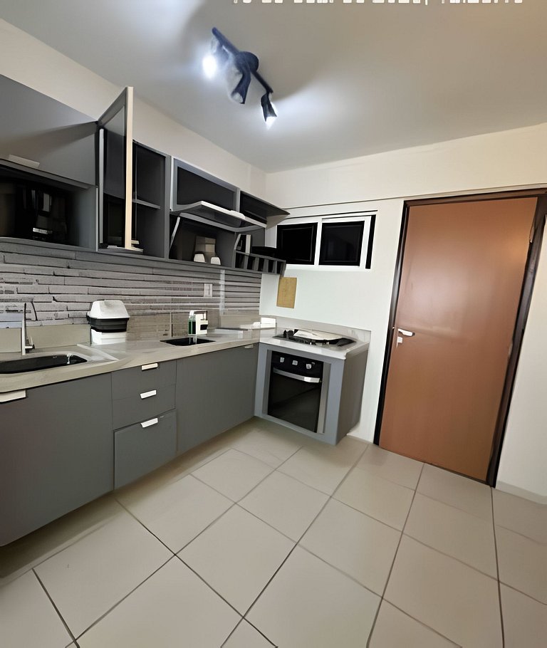 106 Flat Terrazzo em ponta negra