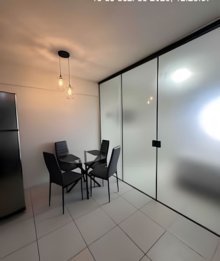 106 Flat Terrazzo em ponta negra