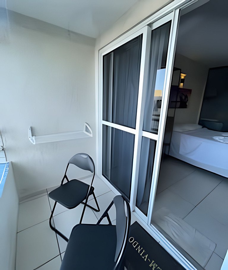 106 Flat Terrazzo em ponta negra