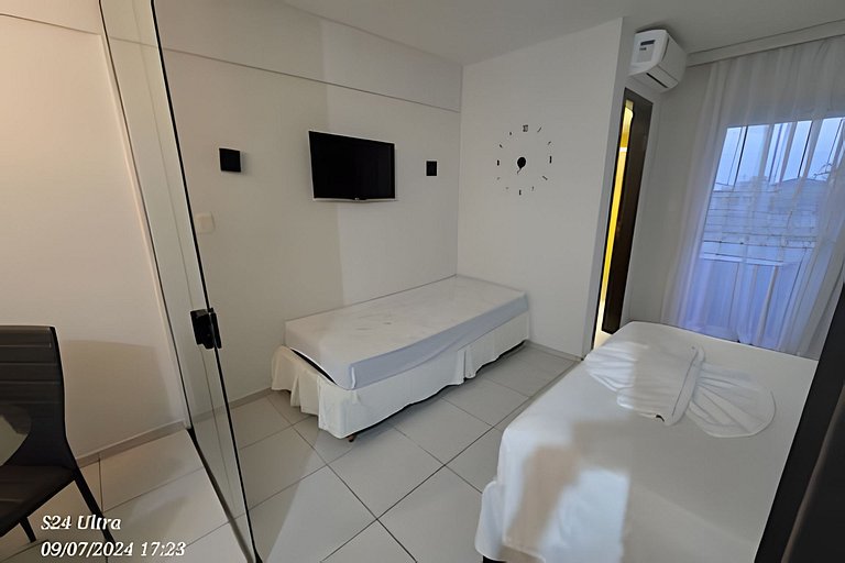 106 Flat Terrazzo em ponta negra