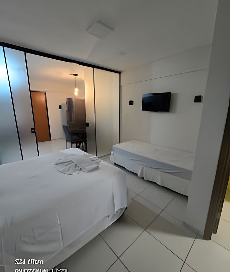 106 Flat Terrazzo em ponta negra