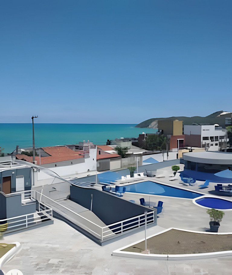 106 Flat Terrazzo em ponta negra