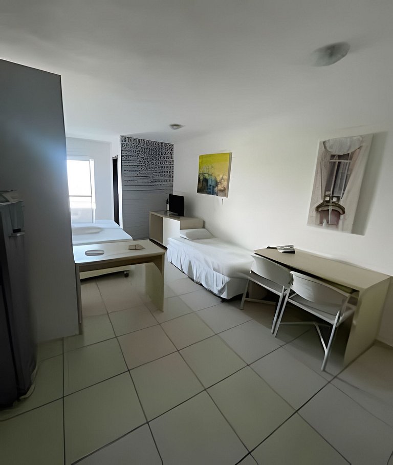 205 FLAT terrazzo em ponta negra