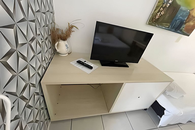 205 FLAT terrazzo em ponta negra