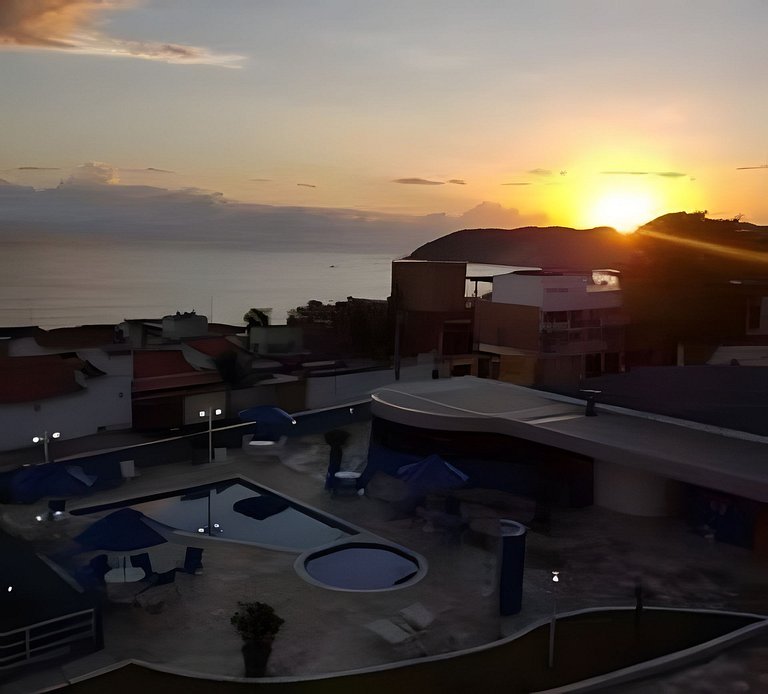 205 FLAT terrazzo em ponta negra