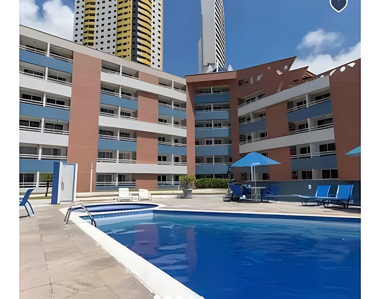 205 FLAT terrazzo em ponta negra