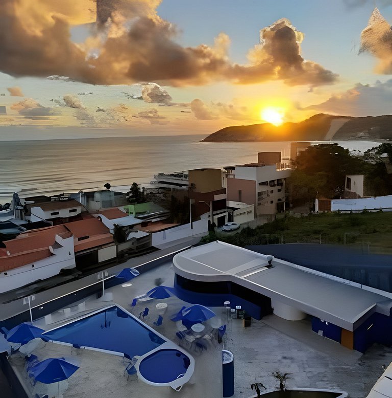 205 FLAT terrazzo em ponta negra