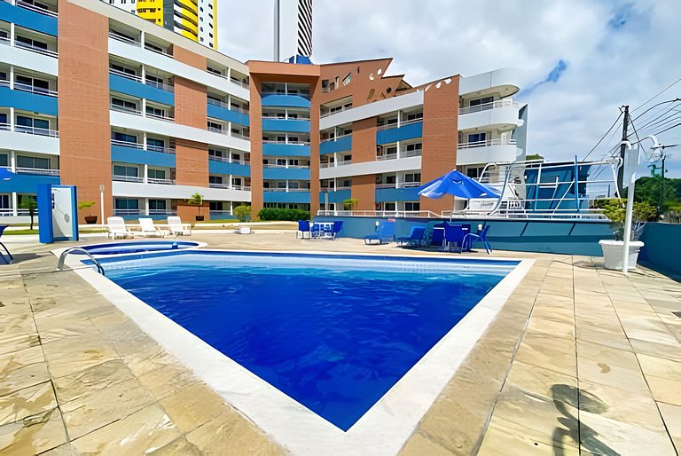 205 FLAT terrazzo em ponta negra